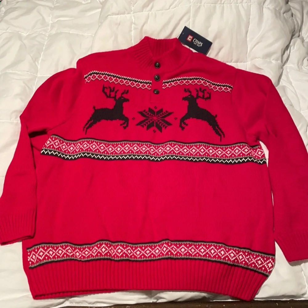 NWT 2XL Chaps sweater size XXL SUPER NICE!
